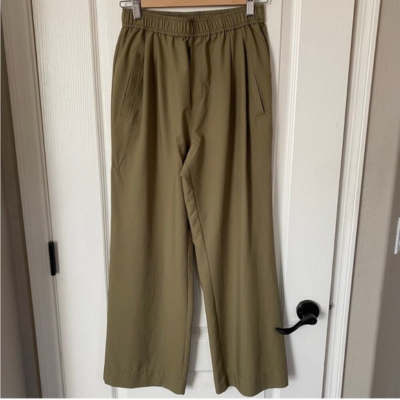 Varley Tacoma Straight Pleat Pant Womens Small Minimalist Comfy Chic - Picture 4 of 9